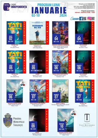 La Cinema Independența, oferta proiecțiilor de filme pentru început de an, este una variată , aveți de unde alege.