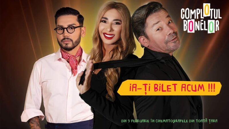 Cea mai nouă comedie „Complotul Bonelor”,din 9 februarie, la  Cinema Independenta din Târgoviște.Biletele au fost puse în vânzare.