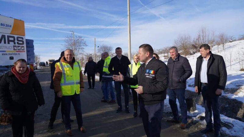 Președintele CJ Dâmbovița, Corneliu Ștefan  a mers pe șantierul  care este în  plin proces de amemjare. Este vorba de un proiect așteptat de toți locuitorii