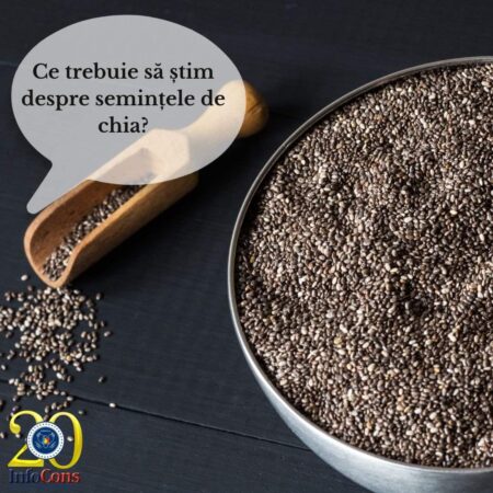 InfoCons ne vorbește astăzi, despre beneficiile semințelor de chia Semințele de chia au câștigat popularitate în ultimii ani datorită beneficiilor lor nutriționale impresionante.