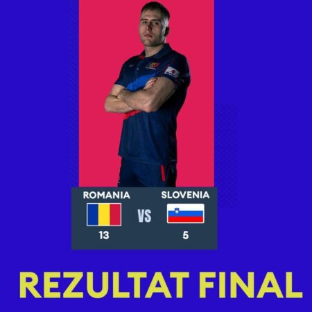 După ce a învins Țările de Jos cu 12-8, naționala masculină de polo pe apă a României trece și de Slovenia, la finalul unui meci pe care l-a dominat în totalitate. Scor final 13-5. 