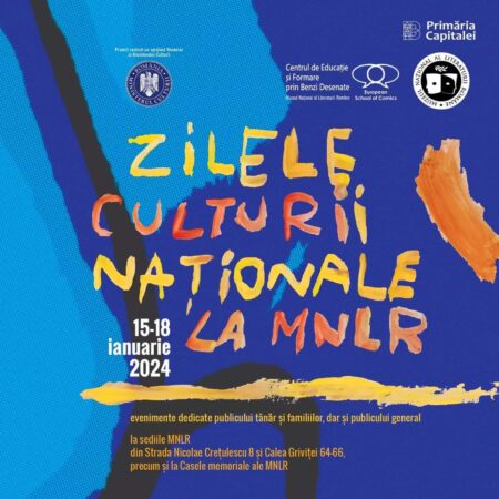 Muzeul Național al Literaturii Române vă așteptă cu un program atractiv de evenimente dedicate copiilor, tinerilor și familiilor, dar și publicului general!