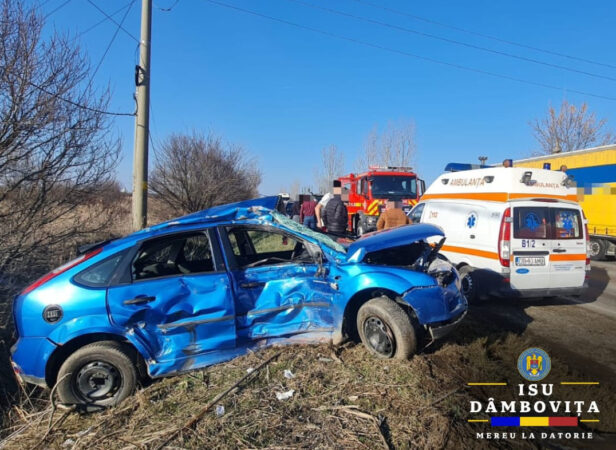Polițiștii din cadrul Poliției Orașului Găești au fost sesizați cu privire la producerea unui accident rutier soldat cu victime în localitatea Ionești. 