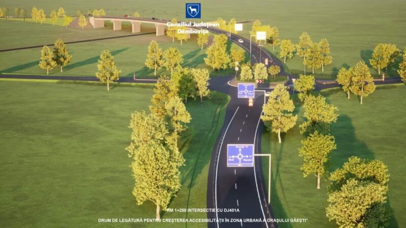 Președintele Consiliului Județean Dâmbovița, Corneliu Ștefan, a anunțat  finalizarea proiectului tehnic al "Centurii Orașului Găești"