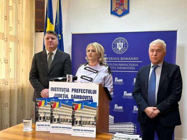 La ora bilanțului, în urmă cu doi ani, Claudia Gilia depunea jurământul pentru a prelua funcția de prefect al județului Dâmbovița.