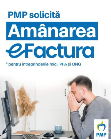 PMP spune că actualii guvernanți fără să digitalizeze ANAF şi fără să-i intereseze dacă au cum să implementeze eFactura,