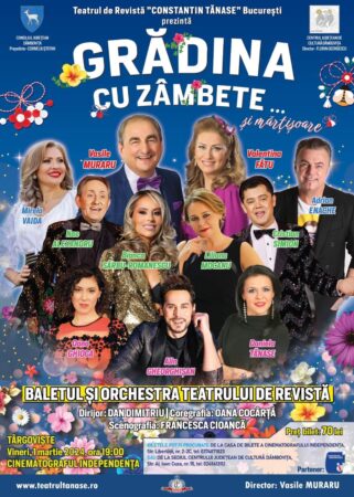 În prima zi a primăverii, Centrul Județean de Cultură Dâmbovița organizează, la Cinematograful Independența din Târgoviște