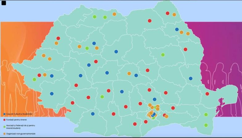 Ministerul Familiei, Tineretului şi Egalității de Șanse a lansat HARTA INTERACTIVĂ A TINERILOR, o platformă dedicată