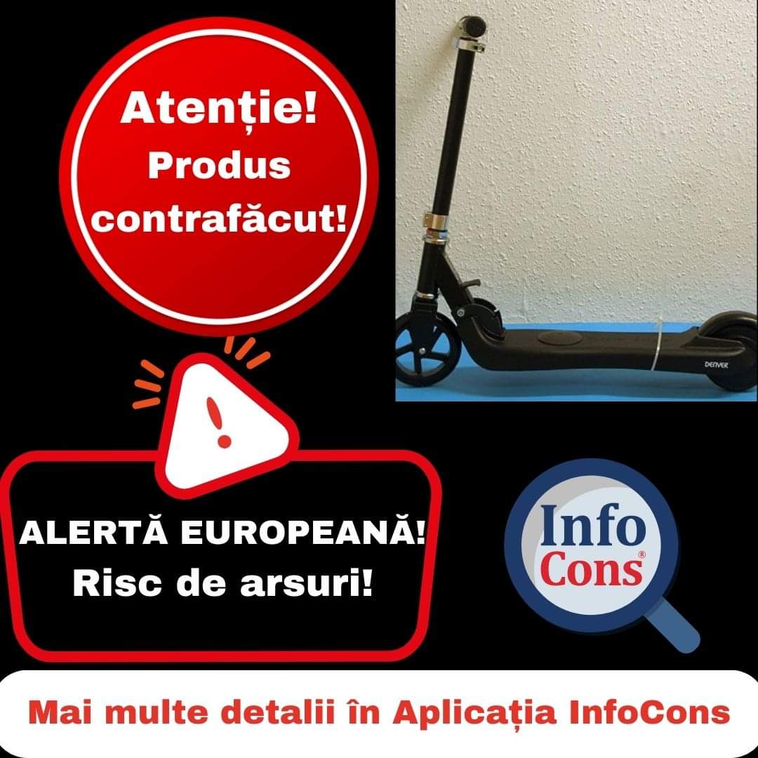 Produsul nu respectă cerințele Directivei Mașini și ale standardului european relevant EN 62133-2 și standardului european EN 71-1.