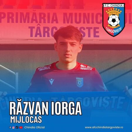 Echipa de fotbal Chindia Târgoviște anunță  sosirea lui Răzvan Iorga în echipă. Acesta va activa în postul de mijlocaș și vine cu o experiență valoroasă în spate.