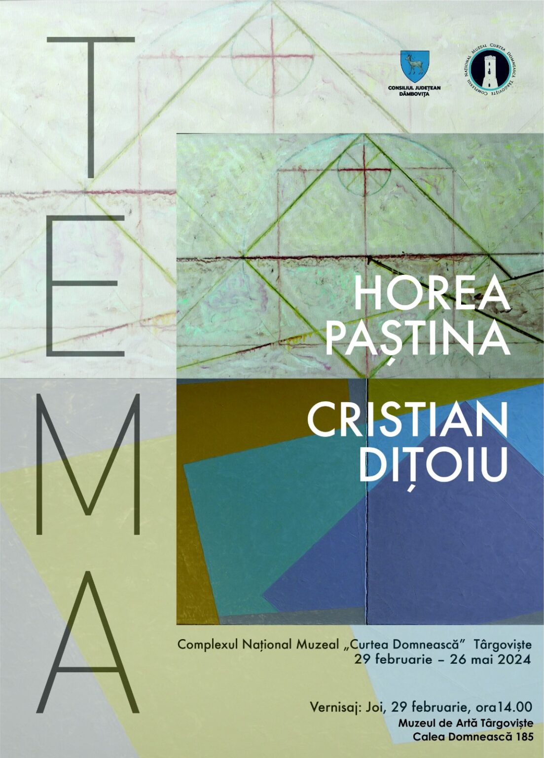 Consiliul Județean Dâmbovița, prin Complexul Național Muzeal „Curtea Domnească” Târgoviște, vă invită la Muzeul de Artă, la deschiderea