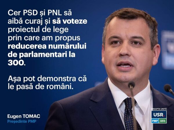 Alianța Dreapta Unită consideră că este nevoie de modificarea legilor electorale pentru alegerea primarilor în două tururi și limitarea numărului de parlamentari la 300. 
