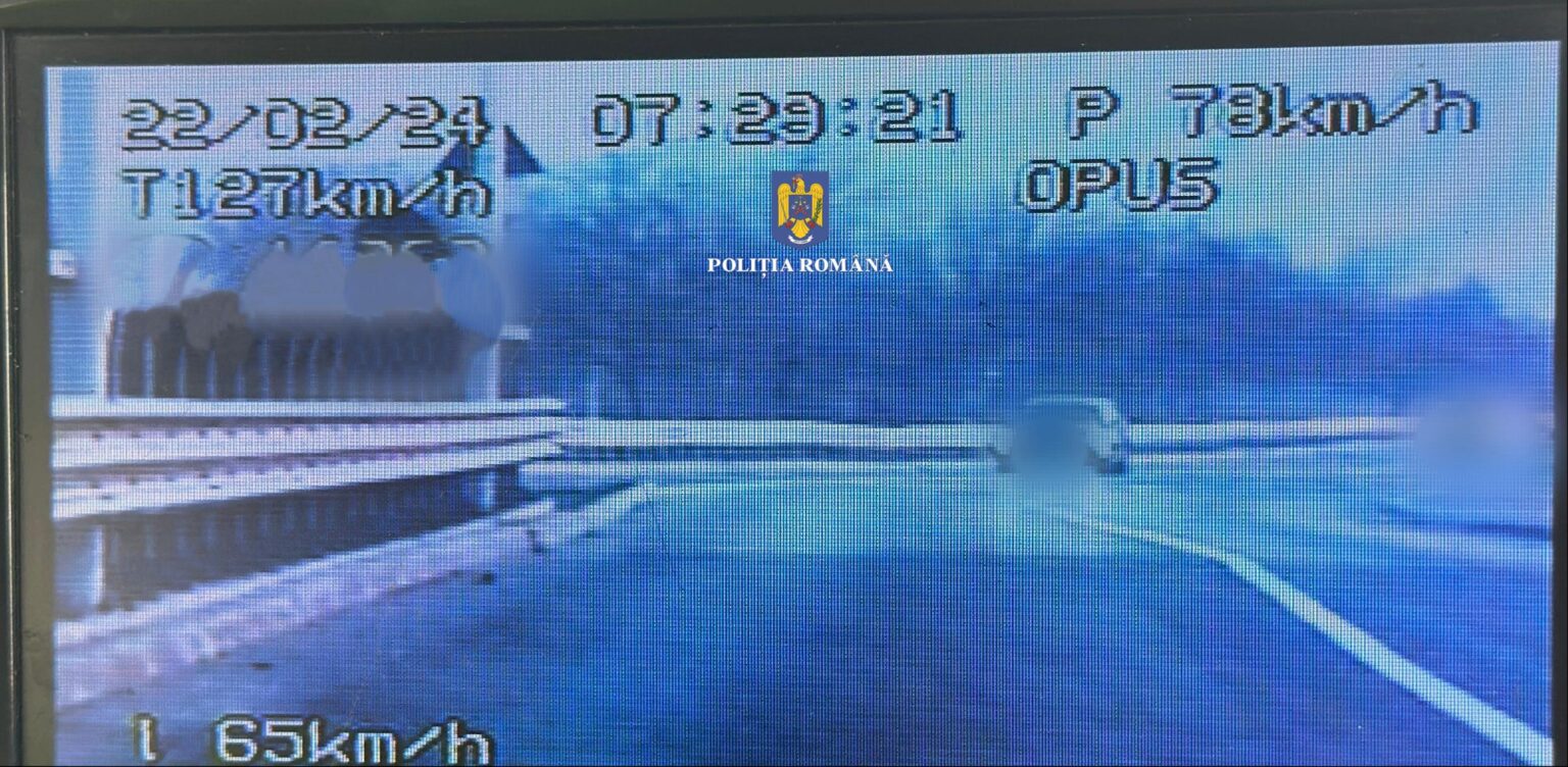 În dimineața zilei de joi, 22 februarie, în jurul orei 07:28, polițiștii din cadrul Biroului Rutier Târgoviște, în timp ce supravegheau traficul rutier