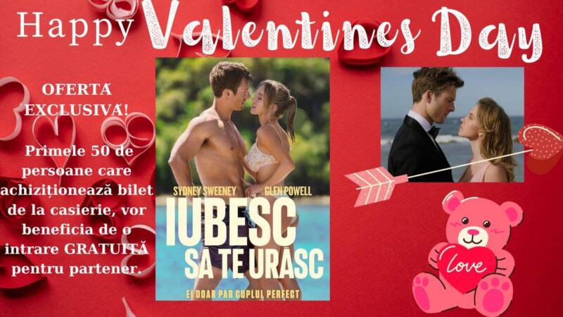 Miercuri, 14 februarie, de la ora 14:00 la Cinema Independența va rula comedia romantică.
