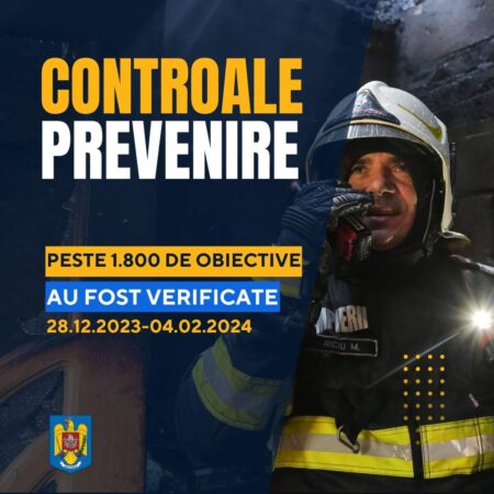 Pentru creșterea gradului de siguranță a cetățenilor, în perioada 28.12.2023 - 04.02.2024, inspectoratele pentru situații de urgență