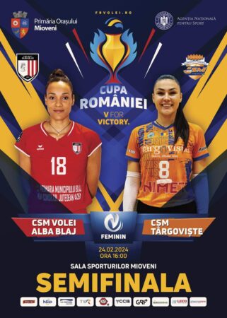 VOLEI FEMININ. Cupa României, semifinala 1: Volei Alba Blaj-CSM Târgoviște Numărătoarea inversă până la semifinalele Cupei României a început. Sâmbătă, de la ora 16:00, la Mioveni, se întâlnesc campioana
