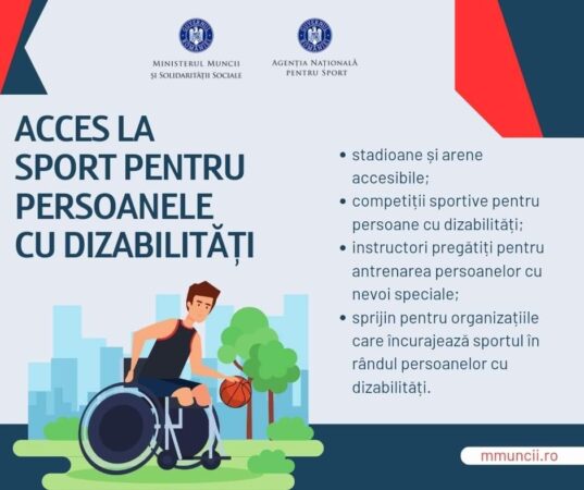 Autoritatea Națională pentru Protecția Drepturilor Persoanelor cu Dizabilități (ANPDPD) și Agenția Națională pentru Sport
