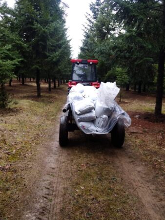 O dată la patru ani, în plantajele de brad și de larice din cadrul Ocolului Silvic Târgoviște se administrează îngrășăminte recomandate de specialiștii INCDS "Marin Dracea". 