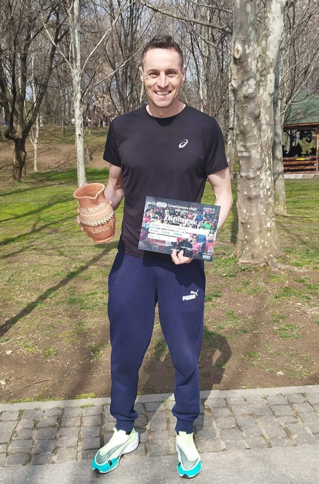 Jandarmul montan Ionuț Timofte a obținut locul I, în urma participării la competiția sportivă „Crosul pentru Viață”.