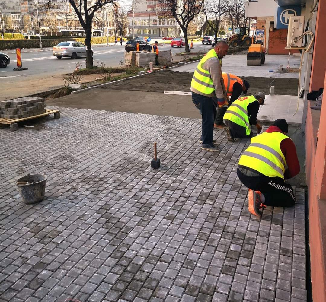 Strada Poet Grigore Alexandrescu din Târgoviște a intrat într-un amplu proces de modernizare.