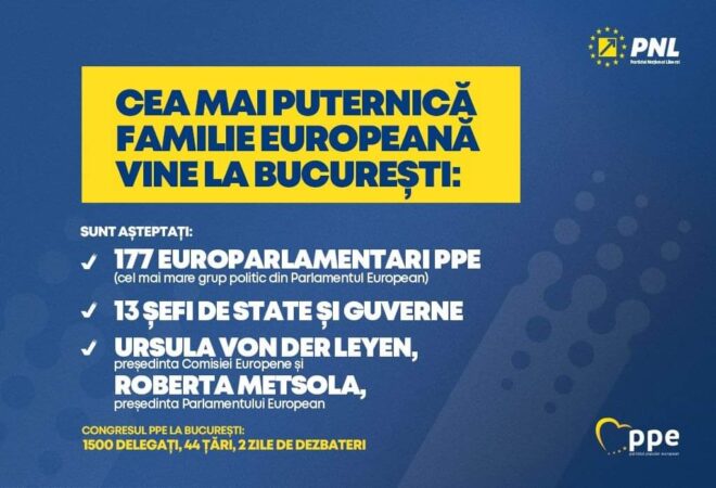 PNL: Viitorul Europei se decide la București, pe 6-7 martie PNL a afirmat că viitorul Europei se decide la București, pe 6-7 martie.