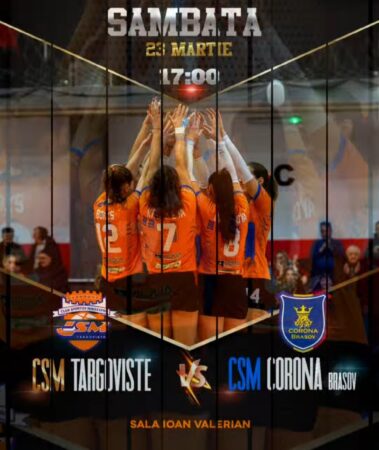Echipa de volei CSM Târgoviște se pregătește să dea startul Play-off-ului pe teren propriu împotriva echipei CSM Corona Brașov.