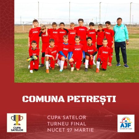 Comuna Petrești a reușit o nouă calificare la turneul final, ce va fi găzduit la Nucet, pe 27 martie. 