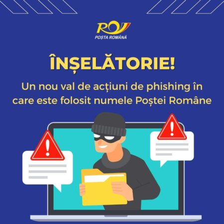 Infractorii cibernetici vizează aleatoriu utilizatorii de internet, trimițând SMS-uri în numele Companiei Naționale "Poșta Română". 