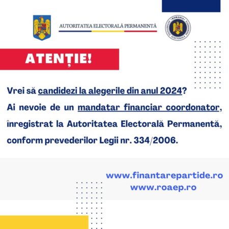  Autoritatea Electorală Permanentă (AEP) informează competitorii electorali care doresc să participe la alegerile pentru membrii