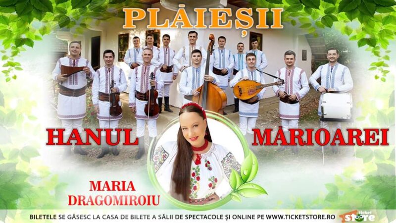 Astăzi, Cinema Independența găzduiește un concert extraordinar: Plăieșii, Hanul Mărioarei – Maria Dragomiroiu Astăzi, Cinema Independența găzduiește un concert extraordinar: Plăieșii, Hanul Mărioarei - Maria Dragomiroiu, ora 19:00.