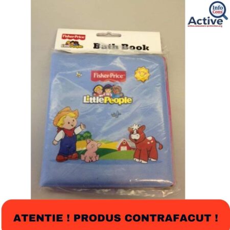 Este vorba despre cartea de baie din plastic umplută cu material spumă într-o pungă de plastic transparentă cu partea superioară din carton. 