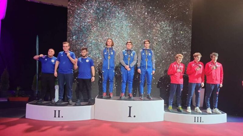 Echipa masculină de juniori obține medalia de argint în proba de pistol 10 m aer comprimat (Joldea Luca - CSM Arad