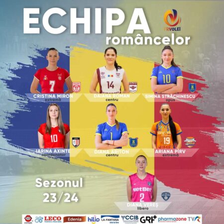 Iată cum arată echipa româncelor în sezonul regulat. S-a realizat formația ideală ținând cont tot de aparițiile bifate în etapele 1-22.