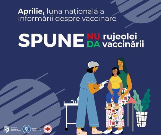 Este în desfășurare Campania de informare și vaccinare ROR,  luna aprilie 2024 este Luna națională a informării și vaccinarii ROR