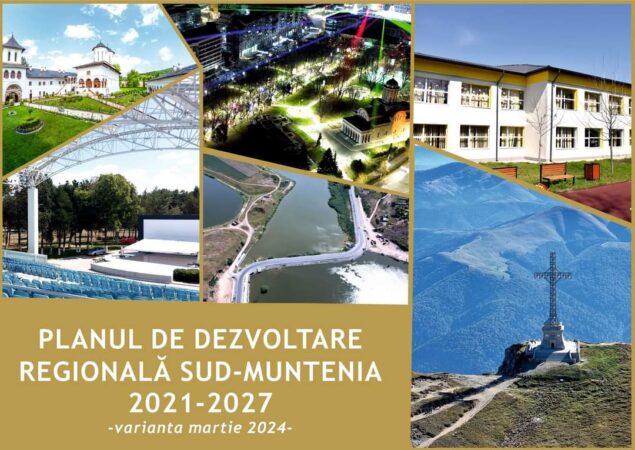  Agenția pentru Dezvoltare Regională (ADR) Sud-Muntenia a publicat, joi, 18 aprilie 2024, Planul de Dezvoltare Regională 2021-2027