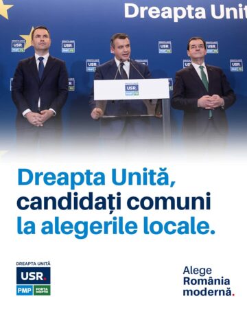 În cadrul unei conferințe de presă, liderii Dreptei Unite au anunțat faptul că alianța va avea candidați comuni și la alegerile locale din 9 iunie.