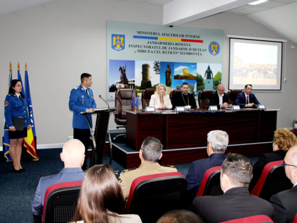 La sediul inspectoratului s-a desfăşurat ieri, 3 aprilie, în Sala de ședințe “Slt. (p.m.) Negulici Valeriu”, o şedinţă festivă dedicată