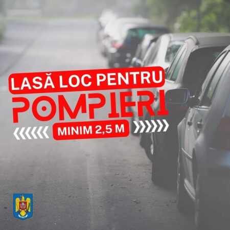 Într-o luptă în care fiecare secundă contează, calea liberă pentru pompieri este esențială.