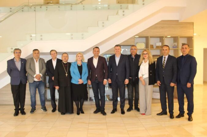 Conducerea Universității Valahia din Târgoviște a avut o întâlnire cu primarul municipiului Târgoviște, Cristian Daniel Stan