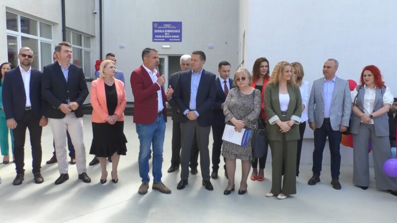 Inaugurarea Școlii Gimnaziale nr. 2 Picior de Munte-Boboci este un pas important pentru Educație în  comuna Dragodana. 