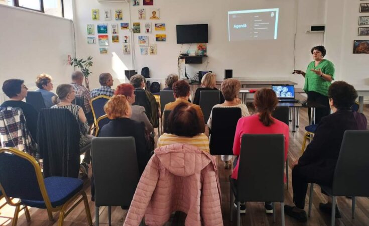 Parte a campaniei „Împreună în România Digitală”, Clubul Pensionarilor din Târgoviște a devenit un punct de referință