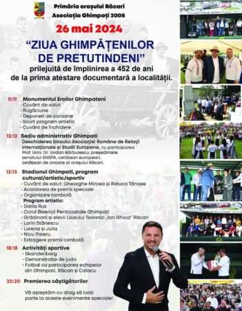 Va fi mare sărbătoare la Ghimpați-Răcari, ghimpățenii vor sărbători 452 de ani de la prima atestare documentară.