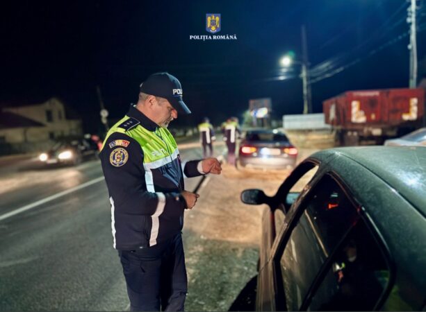 Polițiștii rutieri au avut o prezență activă pe principalele drumuri din județ pentru prevenirea încălcării regulilor de circulație