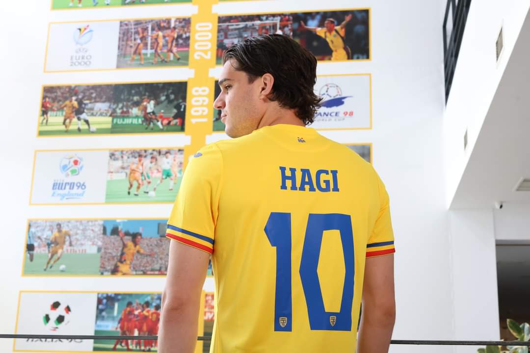 Ianis Hagi va purta numărul 10 la EURO 2024, marcând revenirea acestui număr emblematic în echipa națională a României.