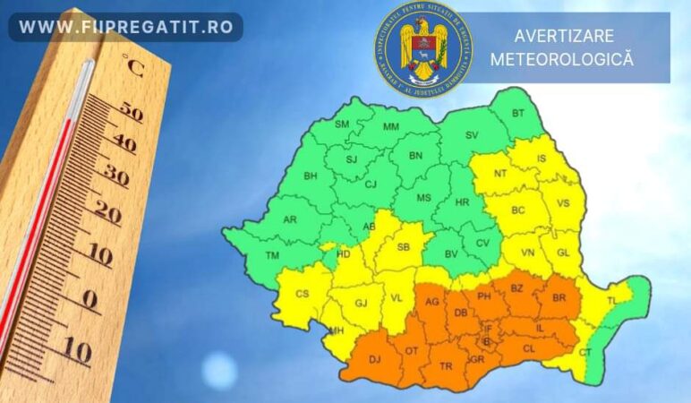 JUDEȚUL DÂMBOVIȚA este sub COD PORTOCALIU DE CANICULĂ Potrivit meteorologilor, județul Dâmbovița este COD PORTOCALIU DE CANICULĂ până marți, 11 iunie, ora 10:00.