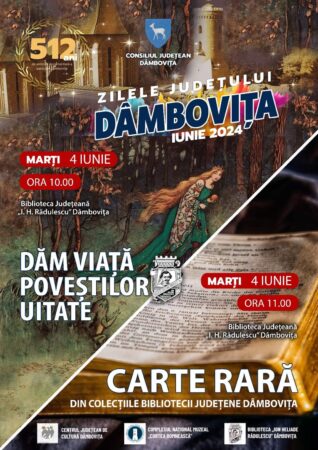 Evenimentul organizat de Biblioteca Județeană ”I. H. Rădulescu” Dâmbovița, vernisajul expoziției ”Carte rară din colecțiile Bibliotecii