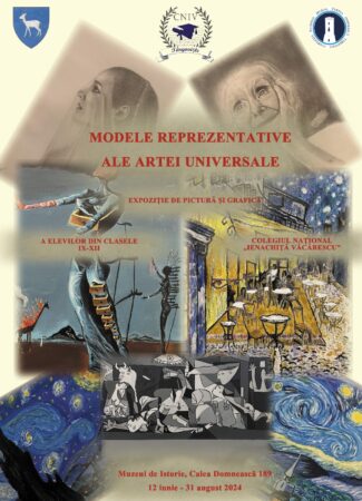 Expoziția de pictură și grafică „MODELE REPREZENTATIVE ALE ARTEI UNIVERSALE” Expoziția de pictură și grafică "MODELE REPREZENTATIVE ALE ARTEI UNIVERSALE" este organizată de Colegiul Național "Ienăchiță Văcărescu" din Târgoviște.