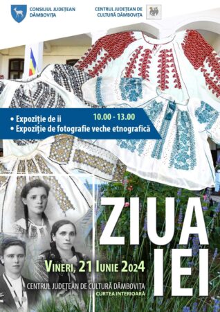 La Târgoviște va avea loc sărbătoarea Iei, tradiții și meșteșuguri Centrul Județean de Cultură Dâmbovița va găzdui un eveniment special dedicat sărbătorii Iei, sau "cămașa cu altiță", în data de 21 iunie 2024.