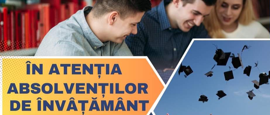 Absolvenții de învățământ liceal din promoția 2024 sunt îndemnați să se înregistreze la Agenția pentru Ocuparea Forței de Muncă