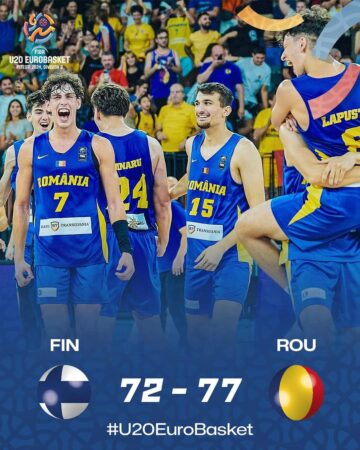 România a promovat în Divizia A a FIBA U20 EuroBasket Echipa națională U20 a României a obținut o victorie impresionantă împotriva Finlandei în semifinalele FIBA U20 EuroBasket - Pitești 2024x Division B.